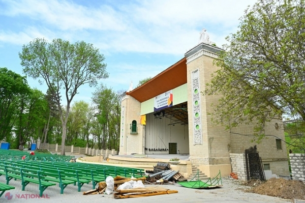 FOTO // La Teatrul Verde din Parcul „Valea Morilor” vor fi crescuți fluturi: Amfiteatrul, în reparații