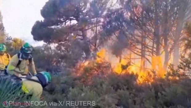 Incendiile de vegetaţie fac ravagii în Spania