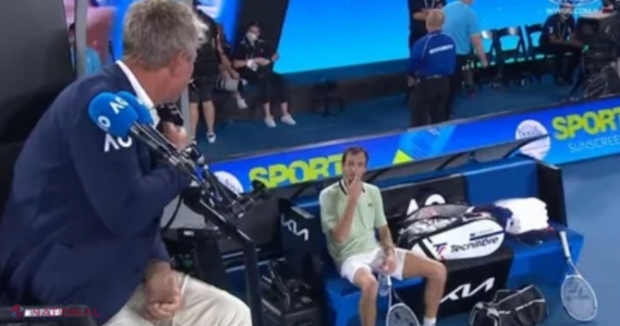 „Vreau să anunți că e un idiot ăla care țipă între primul și al doilea serviciu!” Ce i-a putut cere Daniil Medvedev arbitrului în finala cu Rafael Nadal de la Australian Open