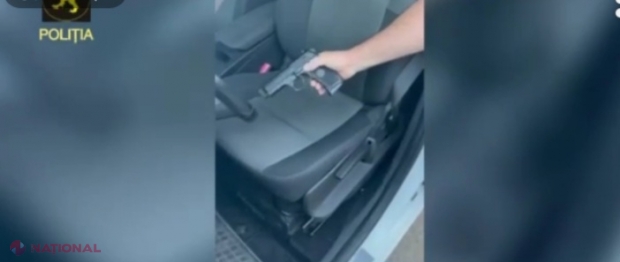 VIDEO // Împușcături în traficul din Chișinău: Un bărbat a scos pistolul pe geamul mașinii și a tras, din mers, într-un alt automobil