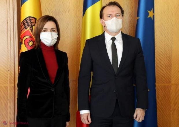 România va oferi noi AJUTOARE R. Moldova. Înţelegerile la care au ajuns Maia Sandu şi premierul României, Florin Cîţu