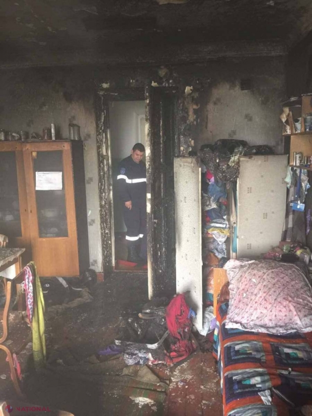 Incendiu pe str. Zelinschi din Chișinău: Trei persoane au ajuns la spital