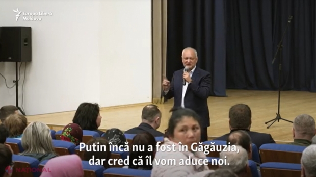 VIDEO // Dodon RECIDIVEAZĂ, după ce a afirmat că „ai noștri sunt aproape”. Socialistul se VISEAZĂ din nou președinte și promite că-l va aduce în Găgăuzia pe „criminalul de război Putin”