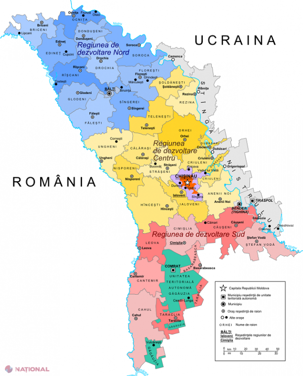 DOC // Raioanele din R. Moldova cu cea mai PUȚINĂ populație: Câți cetățeni au loc de trai în Transnistria și Găgăuzia