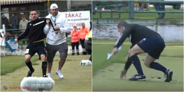 VIDEO INCREDIBIL // Arbitru beat criţă! Era doar „rezervă”, dar se credea tuşier. Cum s-a făcut de râs