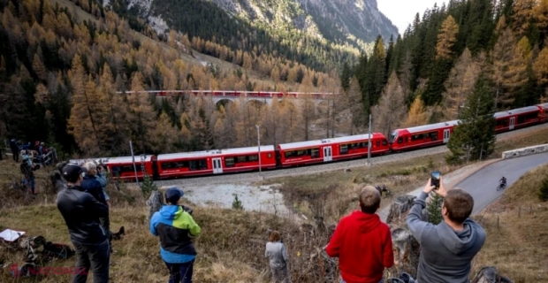 CURIOS // De ce a construit Elveția cel mai lung tren de pasageri din lume?